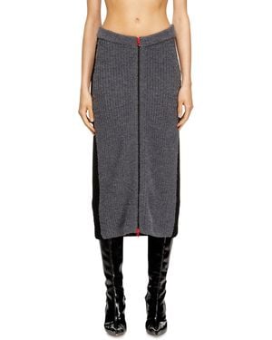 DIESEL ニットスカート - ブラック