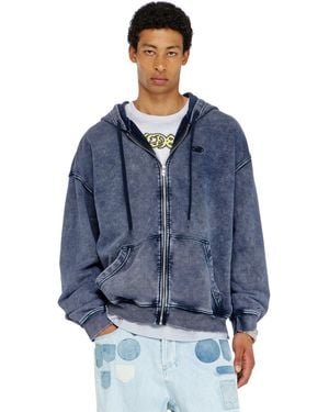 DIESEL Zip-Up Hoodie - Blue