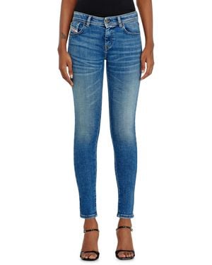 DIESEL Skinny Jeans Regular Waist 2017 Slandy - Blue
