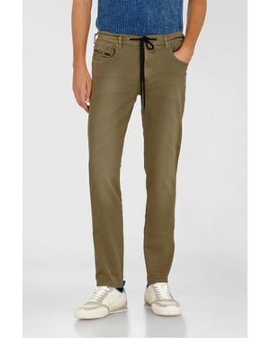 DIESEL Slim Regular Waist 2062 D-Strukt Joggjeans, Colored, Zip Fly - Green
