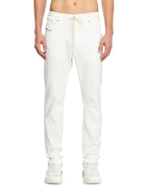 DIESEL Regular Regular Waist 2032 D-Krooley Joggjeans, Zip Fly - White