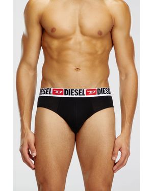 DIESEL Einfarbige Briefs Im Dreierpack - Blau