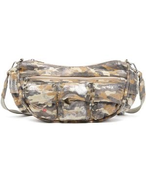 DIESEL Multi-Pkts-Sac multi-poches en sergé au motif camouflage métallisé - Multicolore