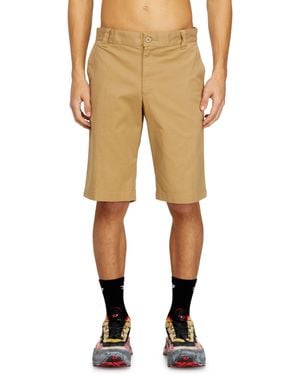 DIESEL Stonewash Cotton Shorts - Natural