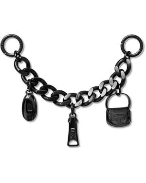 DIESEL Anhänger Dick Gun Metal - Schwarz