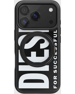 DIESEL Custodia Ringstand-Magsafe Per Iphone 17 Pro - Nero