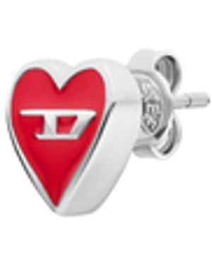 DIESEL Stainless Steel Stud Earring - Metallic