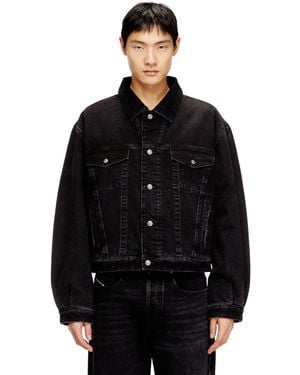 DIESEL Padded Trucker Jacket - Black