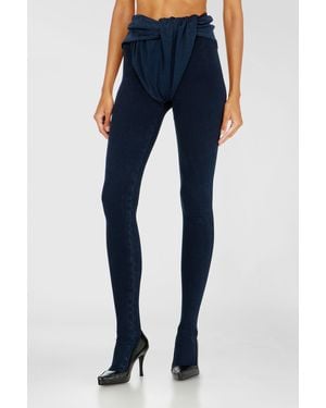 DIESEL Skinny Jeans Regular Waist D-Velly, Dunkelblau, Elastischer Bund