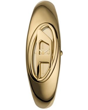 DIESEL Reloj Wonder-D De Acero Inoxidable En Tono Dorado Con Movimiento De Dos Agujas - Metálico