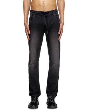 DIESEL Regular Regular Waist 2032 D-Krooley Joggjeans, Coloured, Zip Fly - Blue