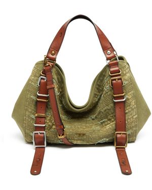 DIESEL D-One-Medium Top-Handle Bag - Green