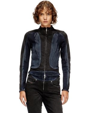 DIESEL Biker-Style Jacket - Blue