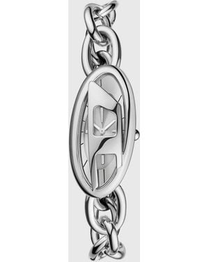 DIESEL D-Era Armbanduhr Aus Edelstahl Mit Zwei Zeigern - Blau