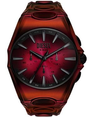 DIESEL D-Curve Stainless Steel Watch - Red
