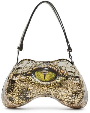 DIESEL ショルダーバッグ - メタリック