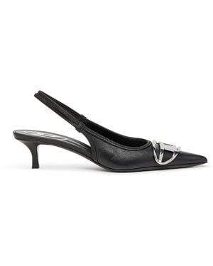 DIESEL D-Venus-Slingback Court Shoes - White