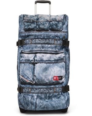 DIESEL Reisewagen Aus Trompe L'Ail-Denim - Blau