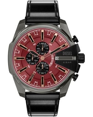 DIESEL Orologio Mega Chief Slim - Rosso