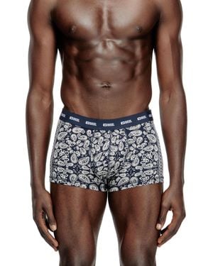 DIESEL Set Di Tre Boxer Con Stampa Bandana - Blu