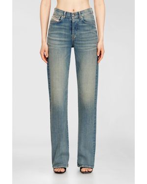 DIESEL Regular Jeans High Waist 1971 D-Sent, Medium, Button Fly - Blue