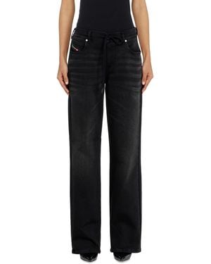 DIESEL Regular Regular Waist 2071 D-Meel Joggjeans - Black