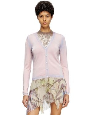 DIESEL Cardigan Dégradé - Rosa