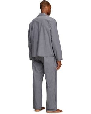 DIESEL Pyjamas Aus Karo-Baumwolle - Grau