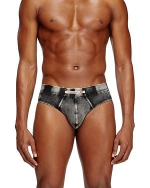 DIESEL Briefs Mit Denim-Effekt - Blau