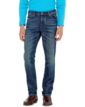 DIESEL Slim Jeans Regular Waist 1993 D-Vyl, Dark, Button Fly - Blue