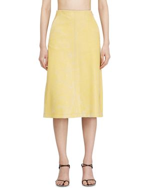 DIESEL Midi Pencil Skirt - Yellow