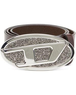 DIESEL Cintura 4 Cm - Marrone