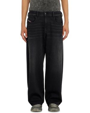 DIESEL Relaxed Regular Waist 2097 D-Enim-M Joggjeans, /Dark, Zip Fly - Black