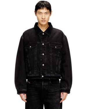 DIESEL Padded Trucker Jacket - Black