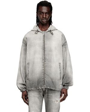 DIESEL Hooded Jacket - Grey