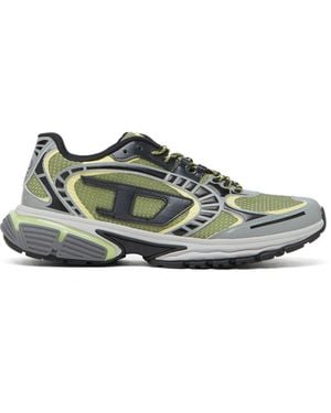 DIESEL S-pro-v-dense-mesh Sneakers With Oval D Logo - Green