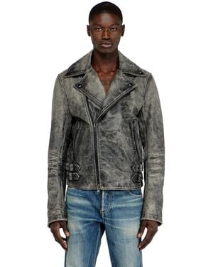 DIESEL Biker Jacket - Brown