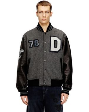 DIESEL Varsity Jacket - Black