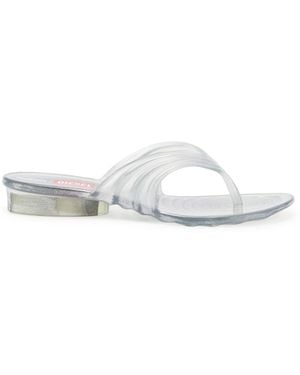 DIESEL Sculptural Flip-Flops - White