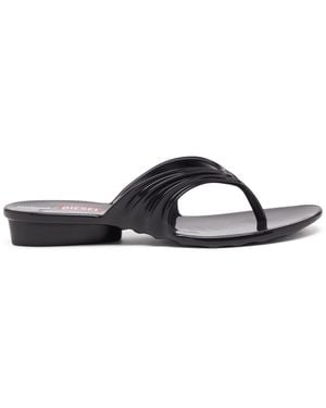 DIESEL Sculptural Flip-Flops - White