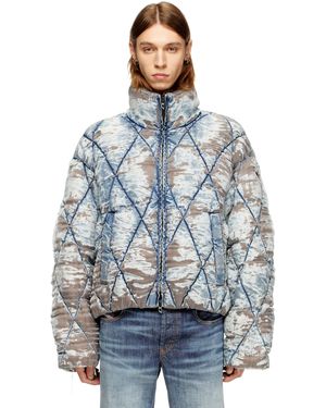 DIESEL Padded Jacket - Blue