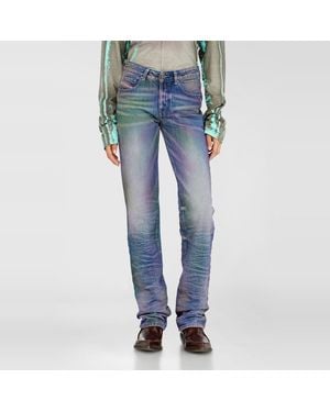 DIESEL Regular Jeans Regular Waist D-Lie, Button Fly - Blue