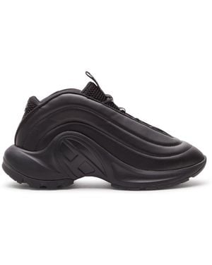 DIESEL S-D-Runner X-Slip-On Trainers With Matte Oval D Instep - Black