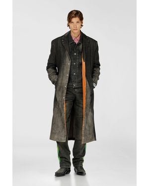 DIESEL Long Coat - Black