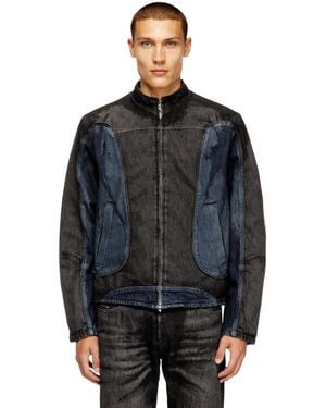 DIESEL Biker-Style Jacket - Black