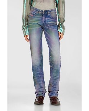 DIESEL Regular Jeans Regular Waist D-Lie, Button Fly - Blue