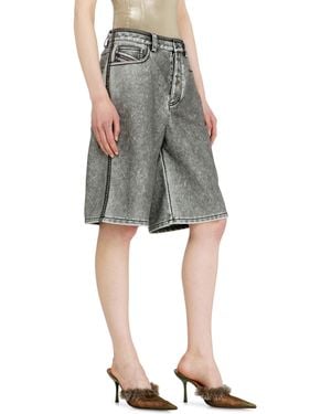 DIESEL Bermuda En Pu - Noir