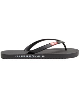 DIESEL Sa-Rio-Rubber Flip-Flops - White
