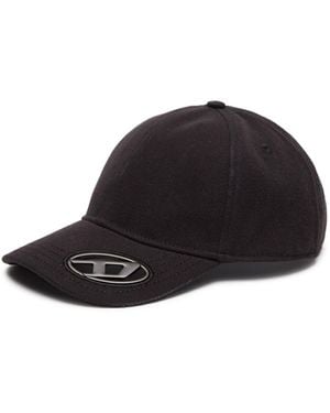 DIESEL C-plak Logo-plaque Cap - ブラック