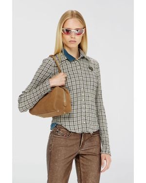 DIESEL Check Shirt With Seersucker Effect - Multicolor